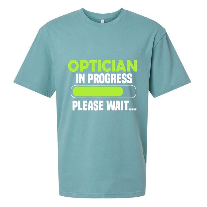 Optician in progress - Optometrist Sueded Cloud Jersey T-Shirt