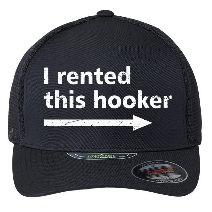 Offensive I Rented This Hooker Flexfit Unipanel Trucker Cap