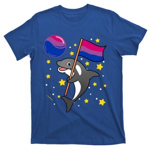 Orca In Space Bisexual Pride Gift T-Shirt