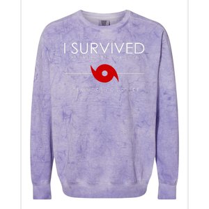 Official I Survived Hurricane Milton Stronger Together Colorblast Crewneck Sweatshirt