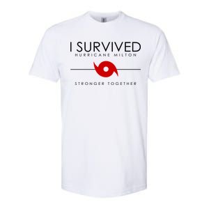 Official I Survived Hurricane Milton Stronger Together Softstyle CVC T-Shirt