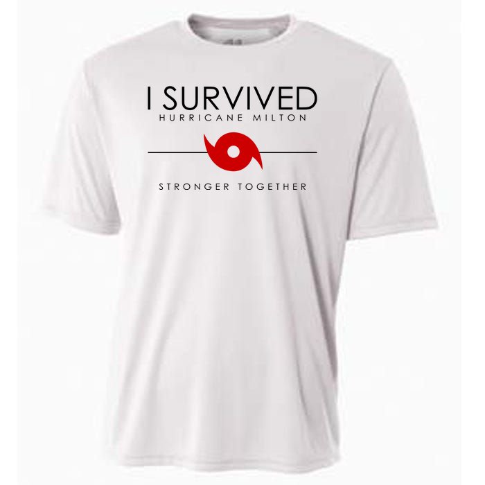 Official I Survived Hurricane Milton Stronger Together Cooling Performance Crew T-Shirt