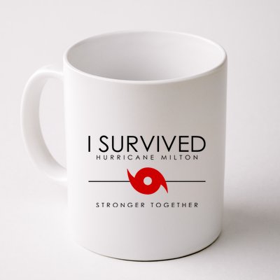 Official I Survived Hurricane Milton Stronger Together Mug