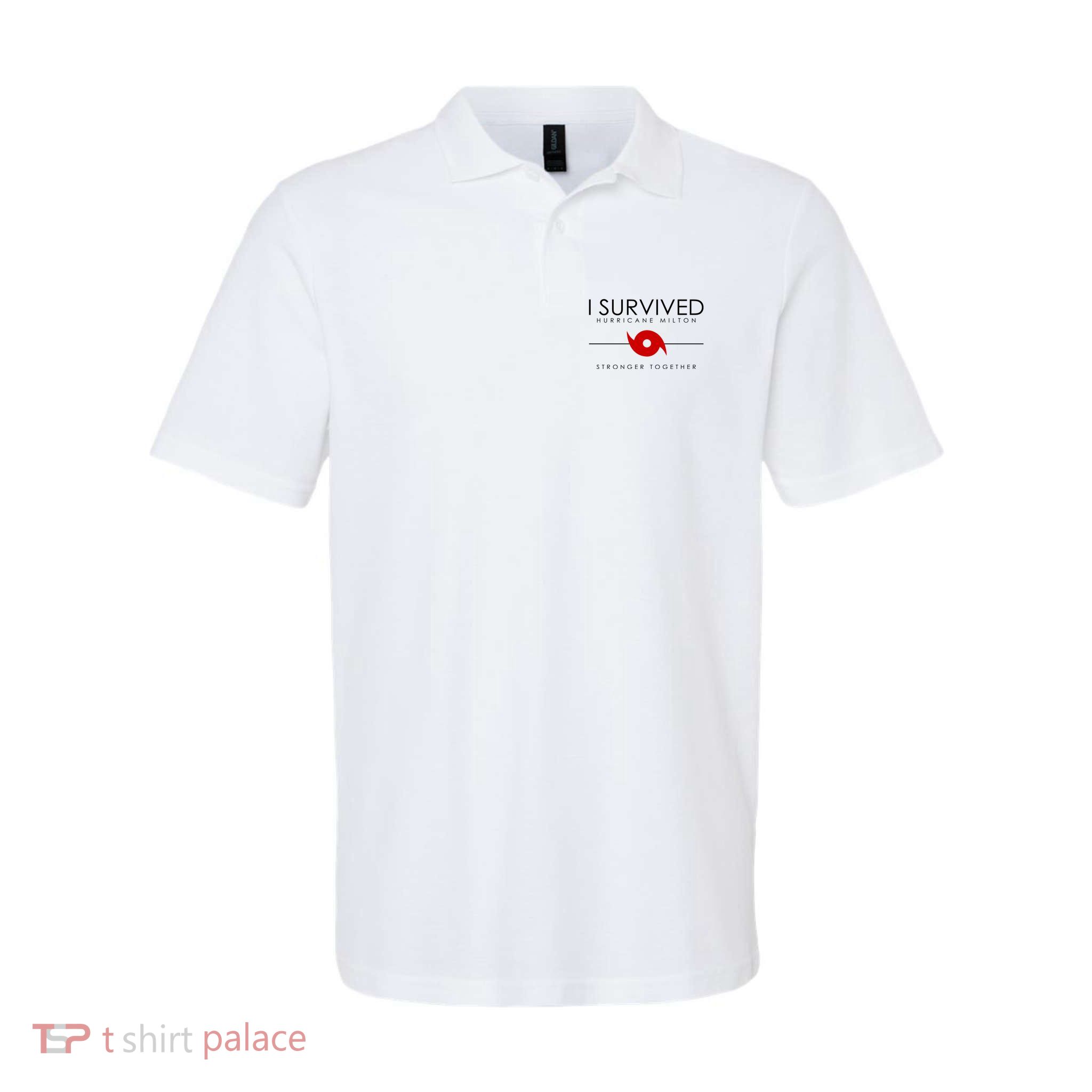Official I Survived Hurricane Milton Stronger Together Polo