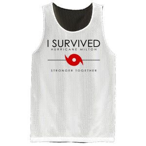 Official I Survived Hurricane Milton Stronger Together Mesh Reversible Basketball Jersey Tank