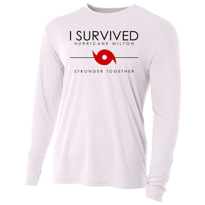 Official I Survived Hurricane Milton Stronger Together Cooling Performance Long Sleeve Crew