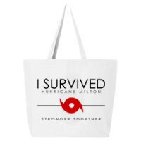 Official I Survived Hurricane Milton Stronger Together 25L Jumbo Tote