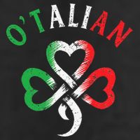 O'talian Italian St Patrick's Day Italia Flag Shamrock Beanie