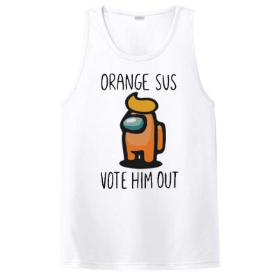 Orange Is Sus Vote Him Out PosiCharge Competitor Tank