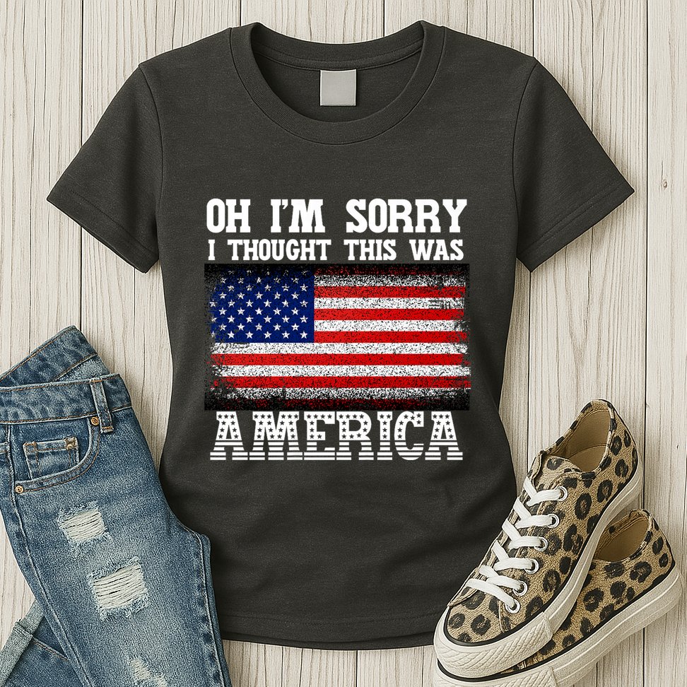 Oh IM Sorry I Thought This Was America Womens T-Shirt
