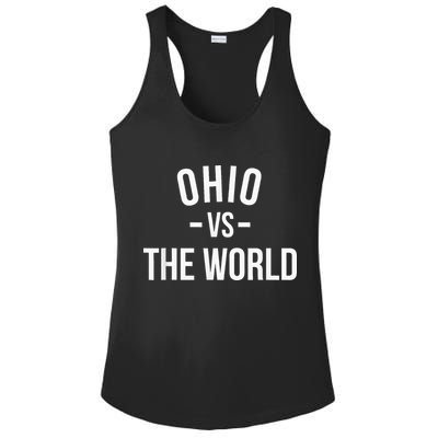 Ohio Is Taking Over The World Meme Ohio Vs The World Ladies PosiCharge Competitor Racerback Tank