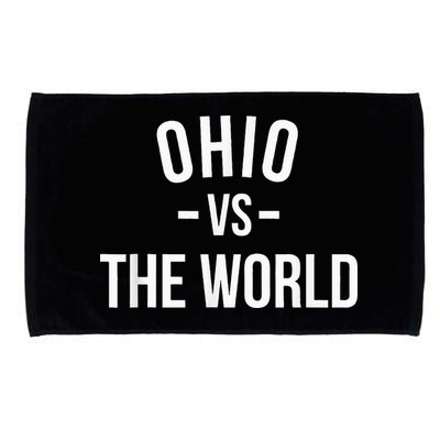 Ohio Is Taking Over The World Meme Ohio Vs The World Microfiber Hand Towel