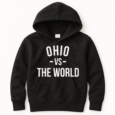 Ohio Is Taking Over The World Meme Ohio Vs The World Kids Hoodie