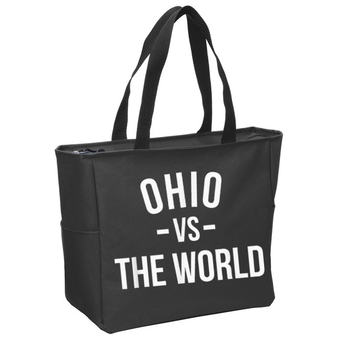 Ohio Is Taking Over The World Meme Ohio Vs The World Zip Tote Bag
