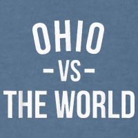 Ohio Is Taking Over The World Meme Ohio Vs The World Garment-Dyed Sweatshirt