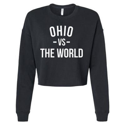 Ohio Is Taking Over The World Meme Ohio Vs The World Cropped Pullover Crew