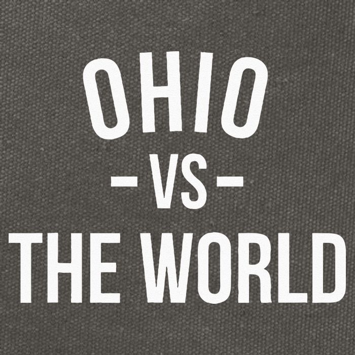 Ohio Is Taking Over The World Meme Ohio Vs The World Cotton Canvas Backpack