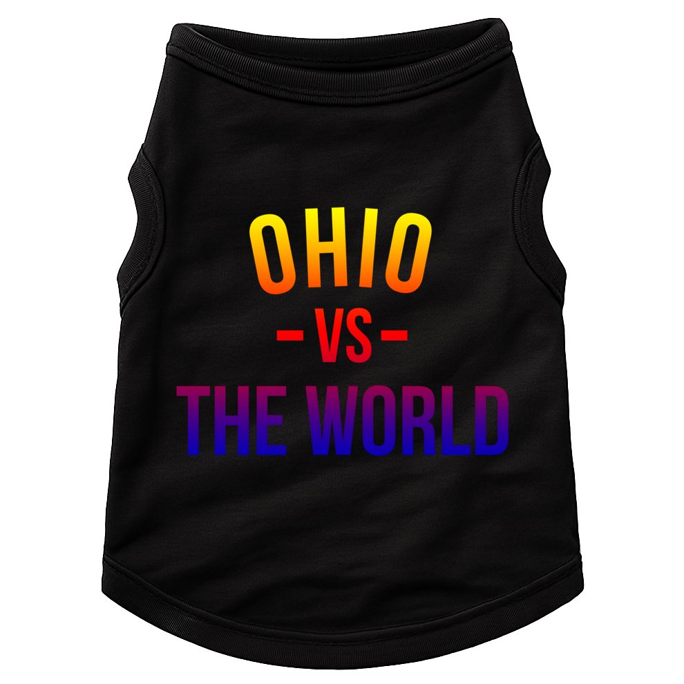 Ohio Is Taking Over The World Meme Cool Gift Ohio Vs The World Gift Doggie Tank