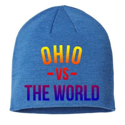 Ohio Is Taking Over The World Meme Cool Gift Ohio Vs The World Gift Sustainable Beanie