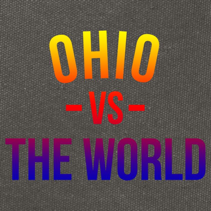 Ohio Is Taking Over The World Meme Cool Gift Ohio Vs The World Gift Cotton Canvas Backpack