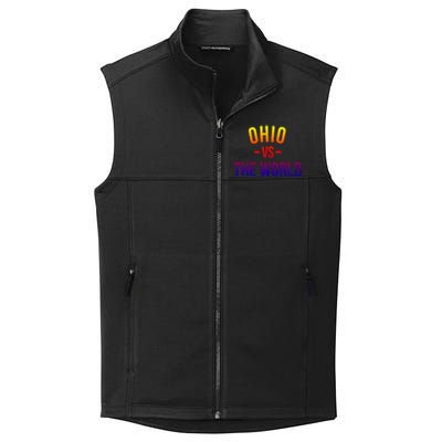 Ohio Is Taking Over The World Meme Cool Gift Ohio Vs The World Gift Collective Smooth Fleece Vest