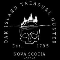 Oak Island Treasure Hunter Skull Gift Women's V-Neck T-Shirt