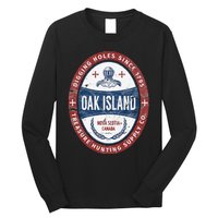 Oak Island Treasure Hunting Retro Templar Knight Treasure Long Sleeve Shirt