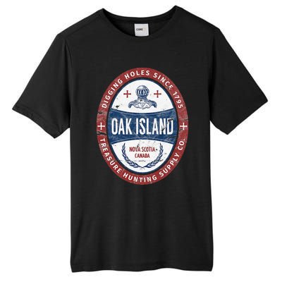 Oak Island Treasure Hunting Retro Templar Knight Treasure Tall Fusion ChromaSoft Performance T-Shirt