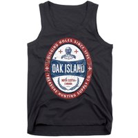 Oak Island Treasure Hunting Retro Templar Knight Treasure Tank Top