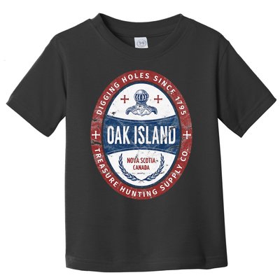 Oak Island Treasure Hunting Retro Templar Knight Treasure Toddler T-Shirt