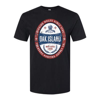 Oak Island Treasure Hunting Retro Templar Knight Treasure Softstyle® CVC T-Shirt