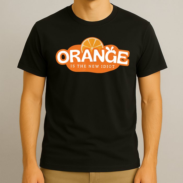 Orange Is The New Idiot Lemon Bleached Funny Sayin T-Shirt