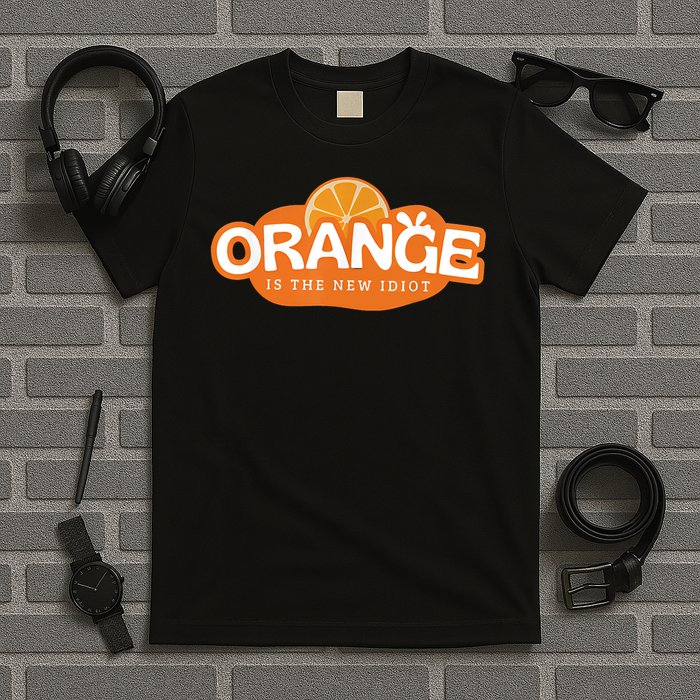 Orange Is The New Idiot Lemon Bleached Funny Sayin T-Shirt