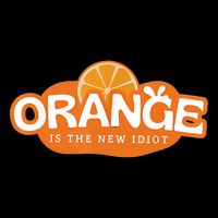 Orange Is The New Idiot Lemon Bleached Funny Sayin T-Shirt