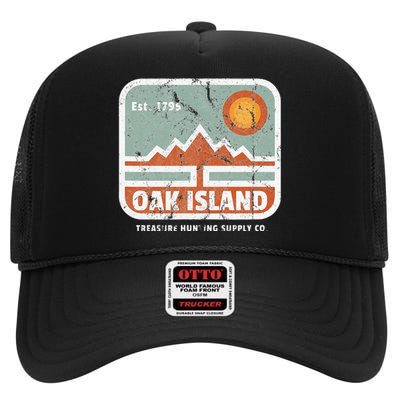 Oak Island Treasure Hunting Supply High Crown Mesh Back Trucker Hat