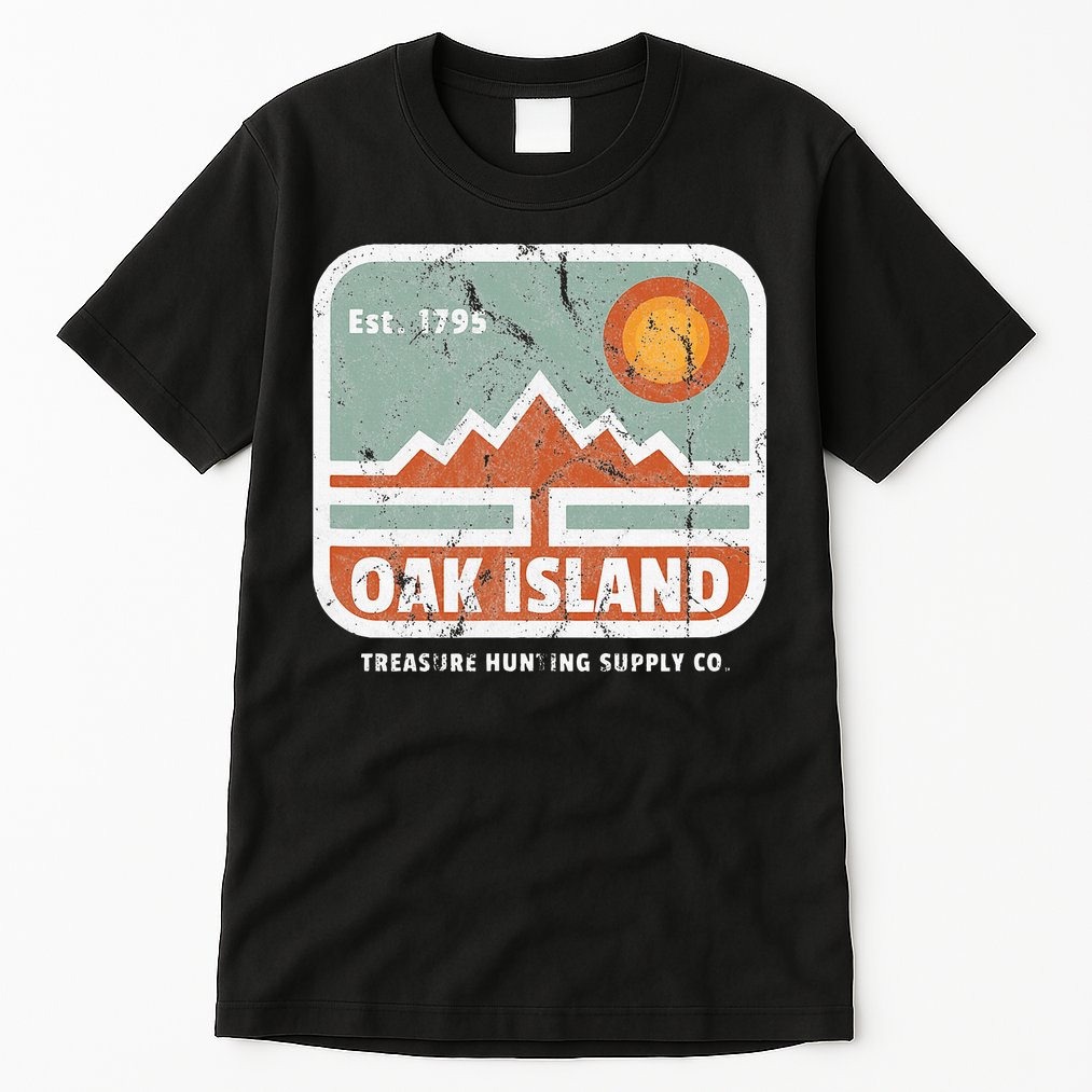 Oak Island Treasure Hunting Supply Tall T-Shirt