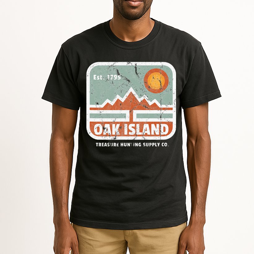 Oak Island Treasure Hunting Supply Tall T-Shirt
