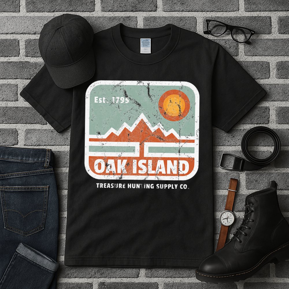 Oak Island Treasure Hunting Supply Tall T-Shirt