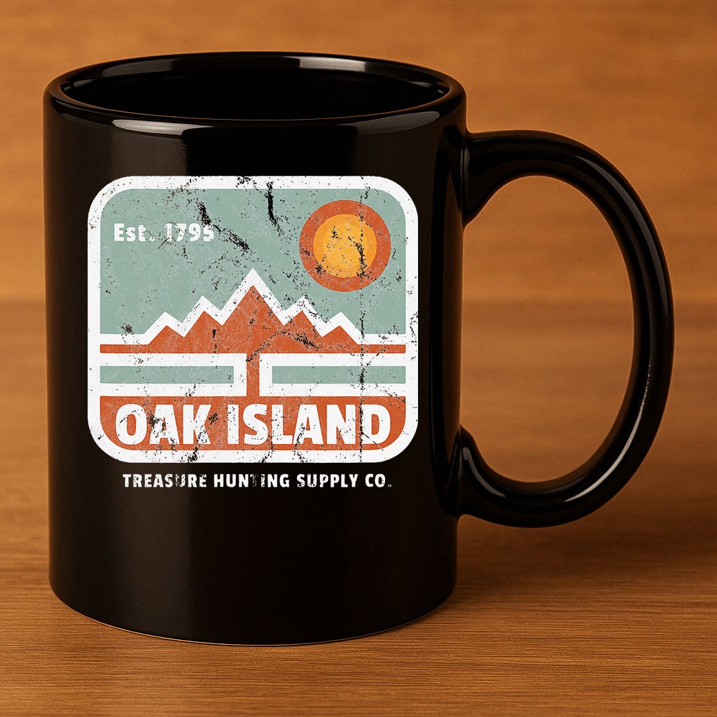 Oak Island Treasure Hunting Supply 11oz C Handle Ceramic Mug