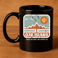 Oak Island Treasure Hunting Supply 11oz C Handle Ceramic Mug