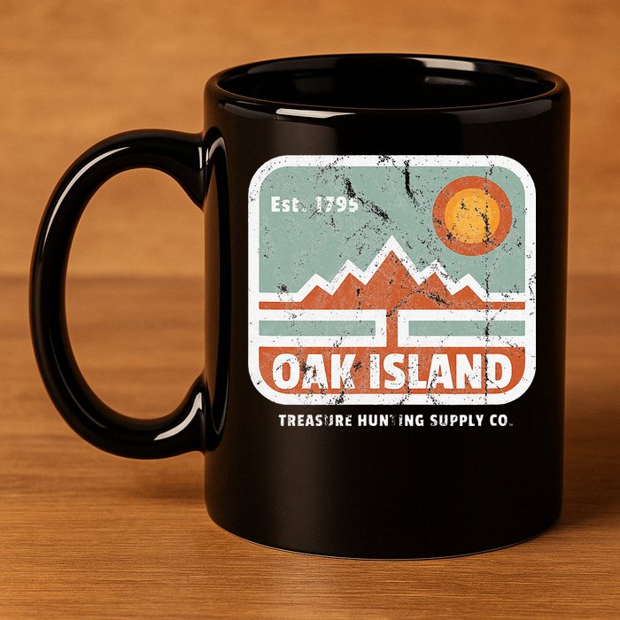 Oak Island Treasure Hunting Supply 11oz C Handle Ceramic Mug
