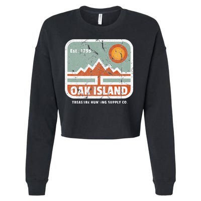 Oak Island Treasure Hunting Supply Cropped Pullover Crew