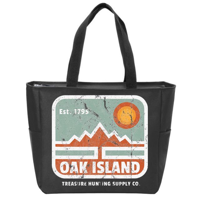 Oak Island Treasure Hunting Supply Zip Tote Bag