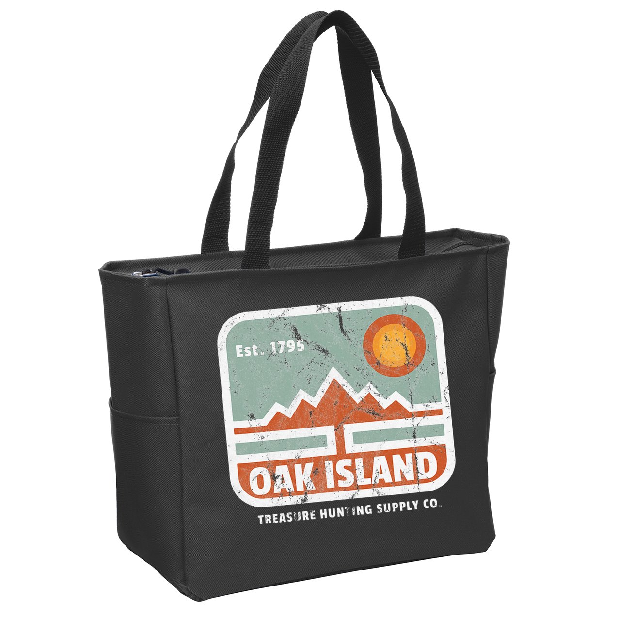 Oak Island Treasure Hunting Supply Zip Tote Bag