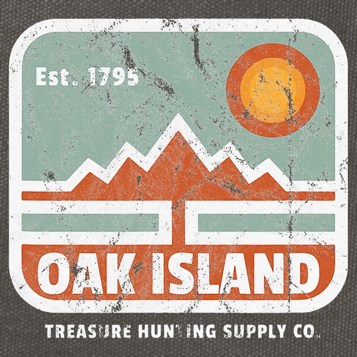 Oak Island Treasure Hunting Supply Cotton Canvas Backpack