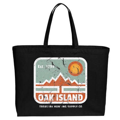 Oak Island Treasure Hunting Supply Cotton Canvas Jumbo Tote