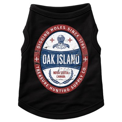 Oak Island Treasure Hunting Retro Templar Knight Treasure Gi Doggie Tank