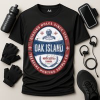 Oak Island Treasure Hunting Retro Templar Knight Treasure Gi Performance Shirt