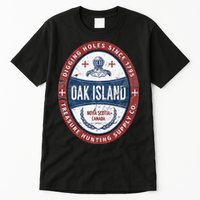 Oak Island Treasure Hunting Retro Templar Knight Treasure Gi Tall T-Shirt