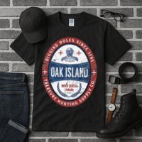 Oak Island Treasure Hunting Retro Templar Knight Treasure Gi Tall T-Shirt